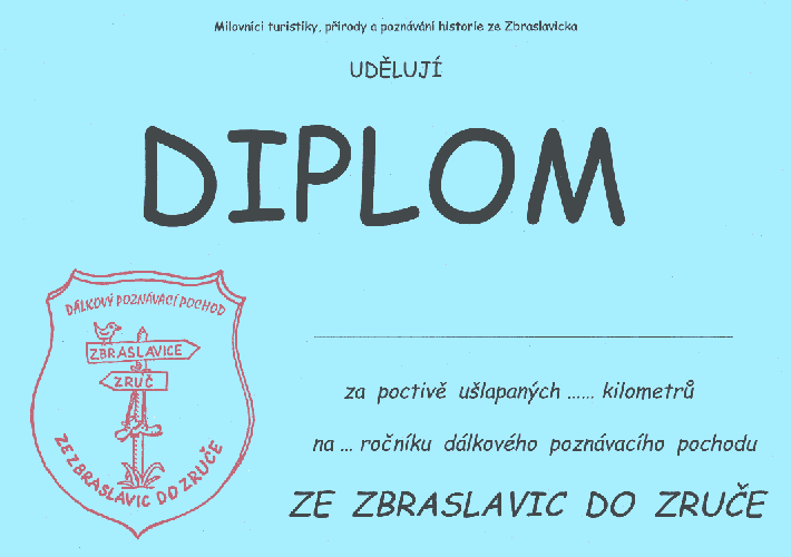 Diplom 1. ročníku.