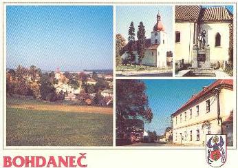 Pohlednice Bohdan�e, kterou ka�d� dostal k diplomu.